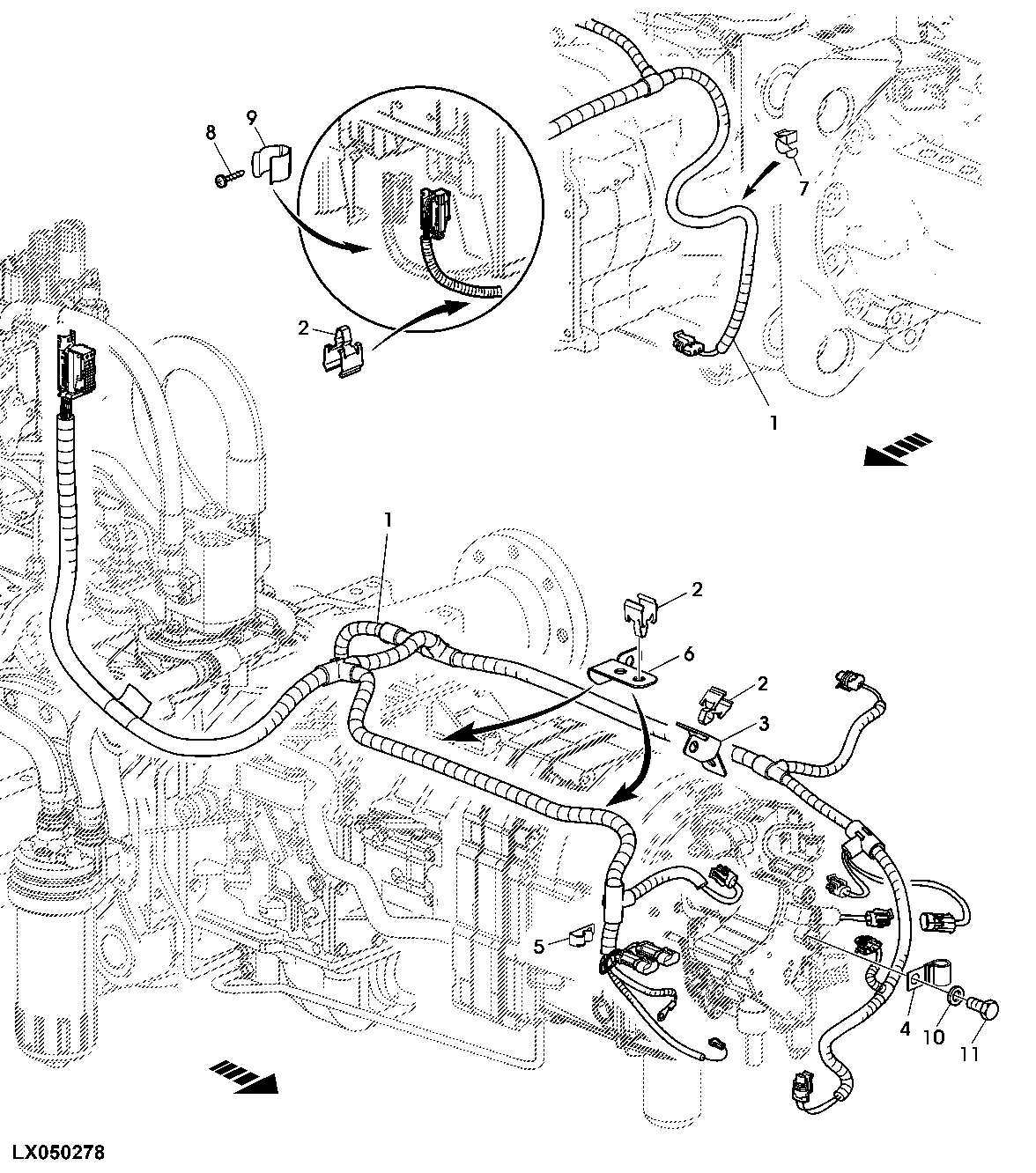 TRANSMISSION HARNESS, FOR POWRREVERSER (CAB)