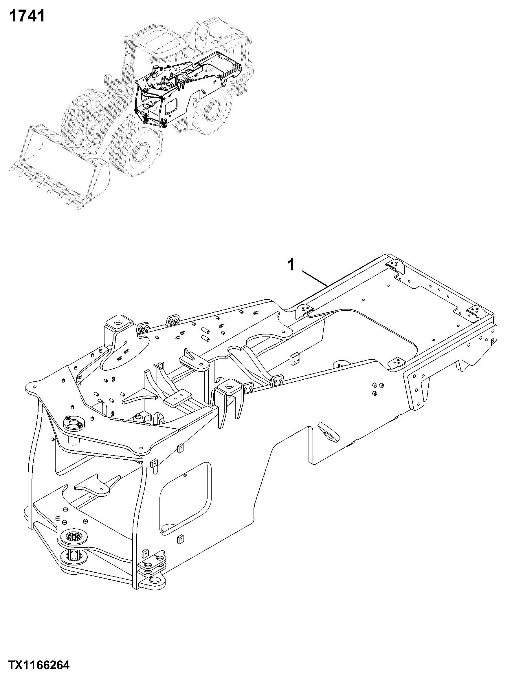 1741 Engine Or Main Frame