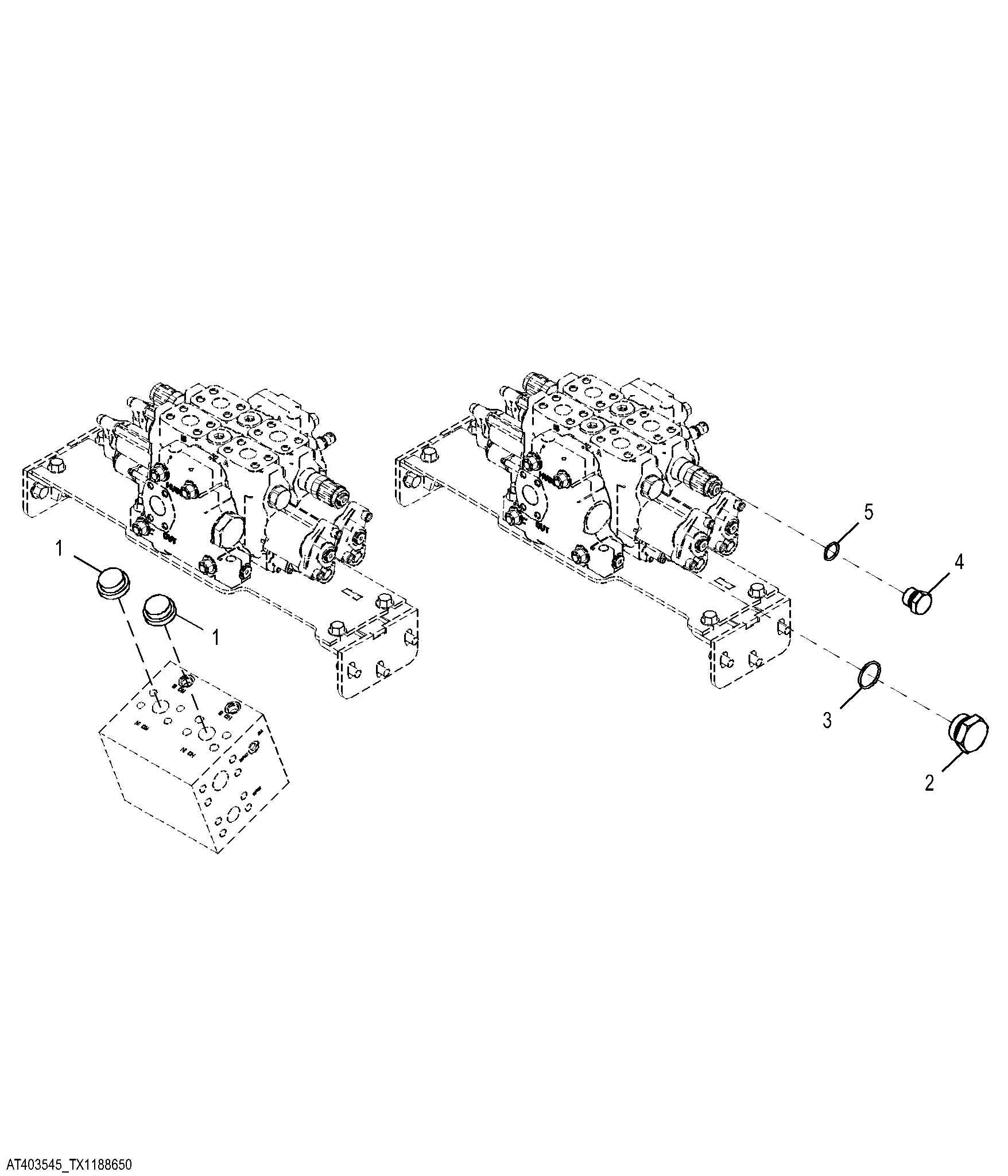 Plug, Loader Control Valve