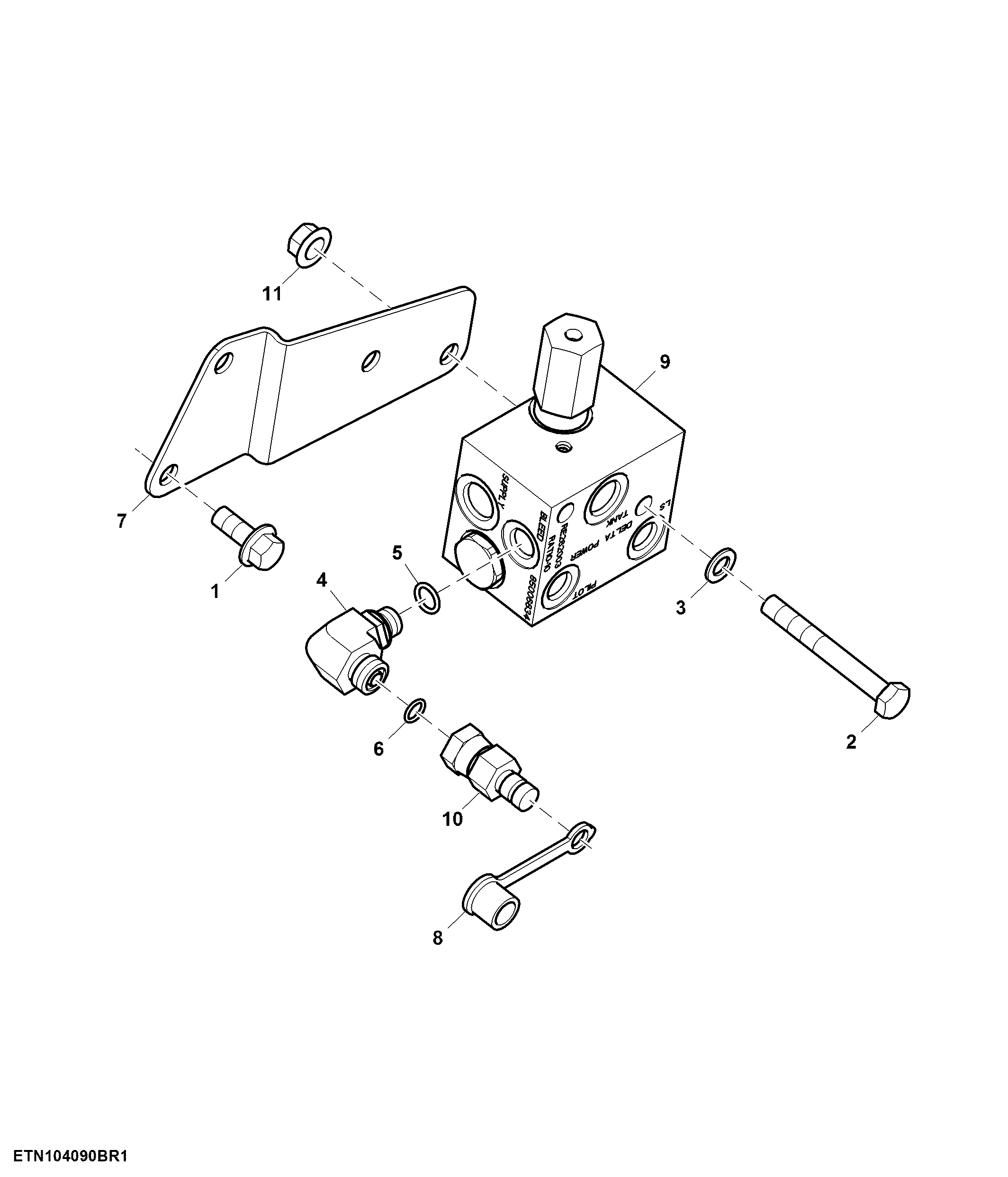 Control Valve, Hydraulic Trailer Brake ( - 916036)