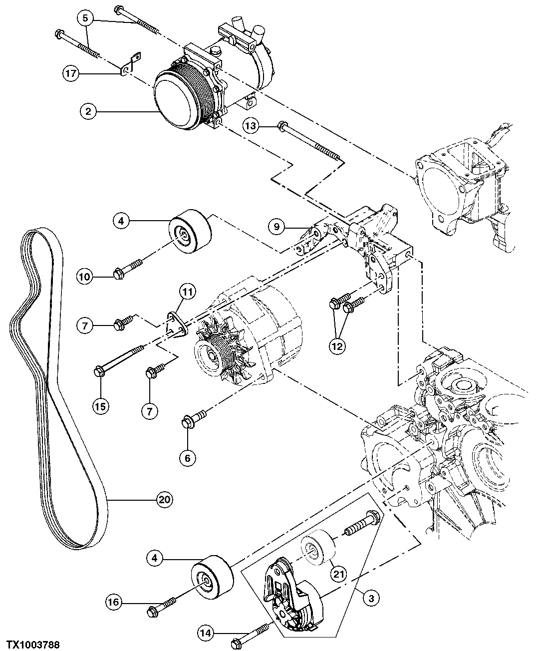 Air Conditioning Compressor (Complete Assembly)