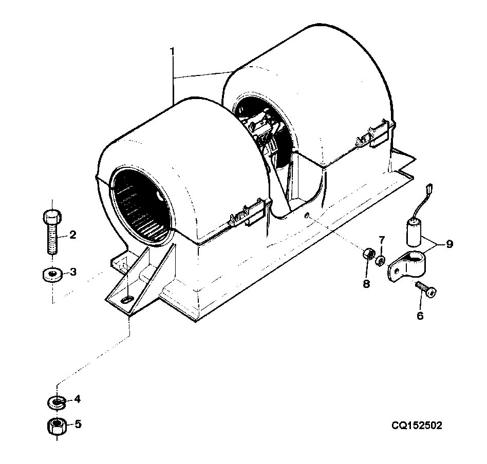 CABINE - VENTILADOR DO SISTEMA DE CIRCULACAO DE AR