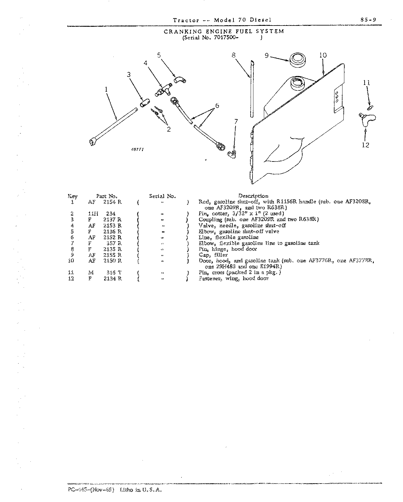 Section 85 - Cranking Engine (Continued)