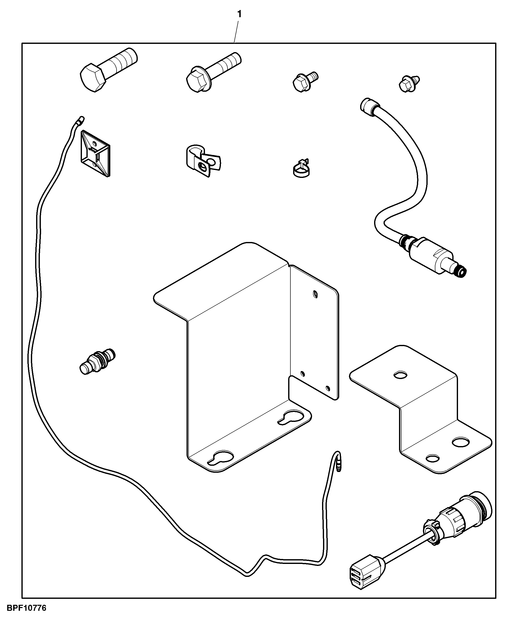 Attachment, Machine Communication Radio Brackets and Harnesses, All Makes