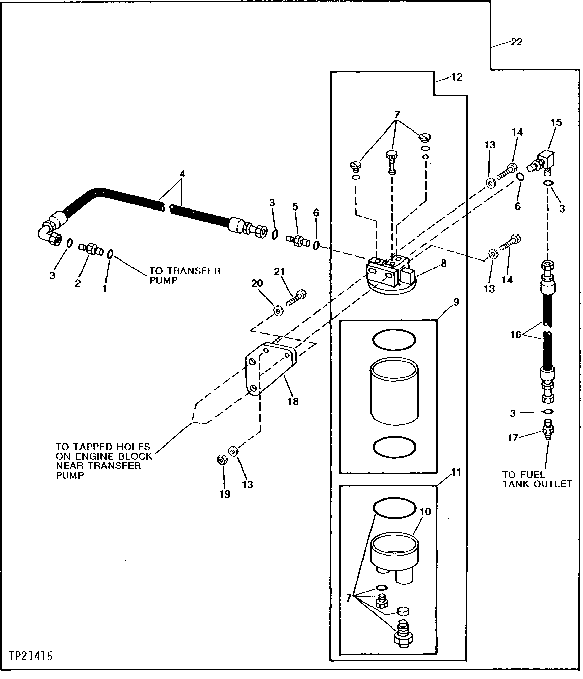 SUPPLEMENTAL FUEL FILTER AND WATER SEPARATOR
