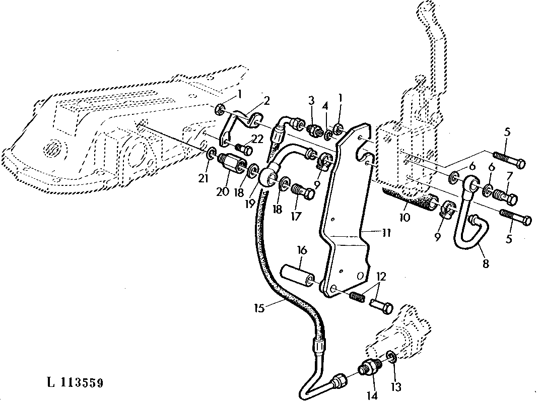 OIL LINES FOR SELECTIVE CONTROL VALVE (SPOOL TYPE)