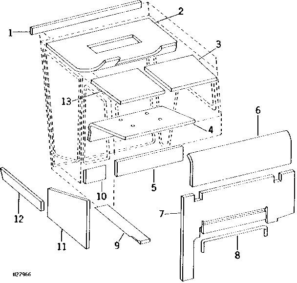 OPERATOR'S CAB SOUND INSULATION AND SEALS (1973 - )