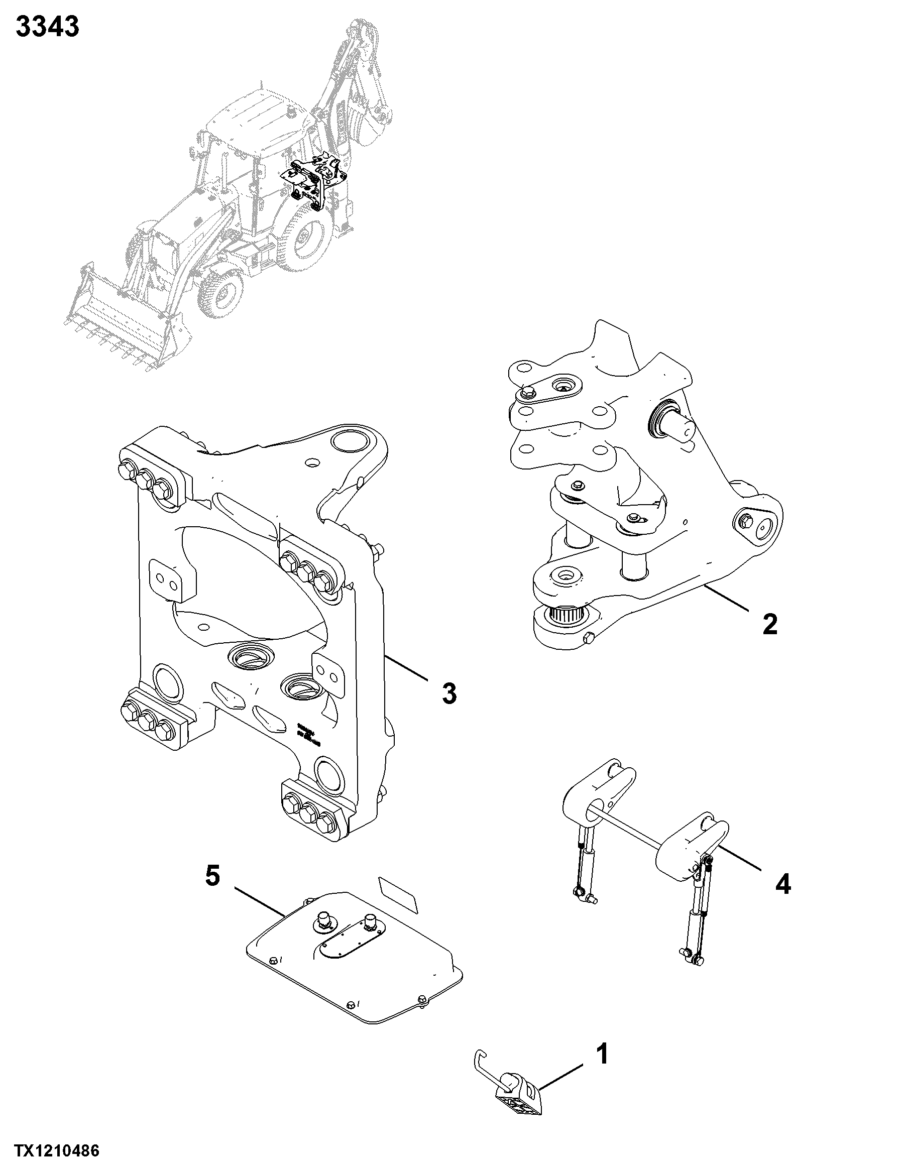 3343 Moveable Frame