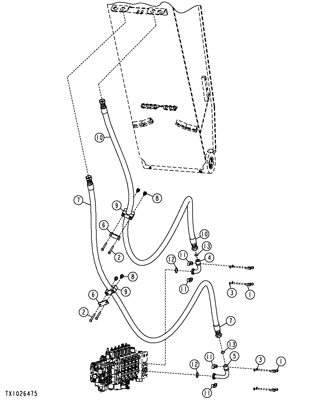 Boom / Tilt Function (Harvester) ( - 188247)