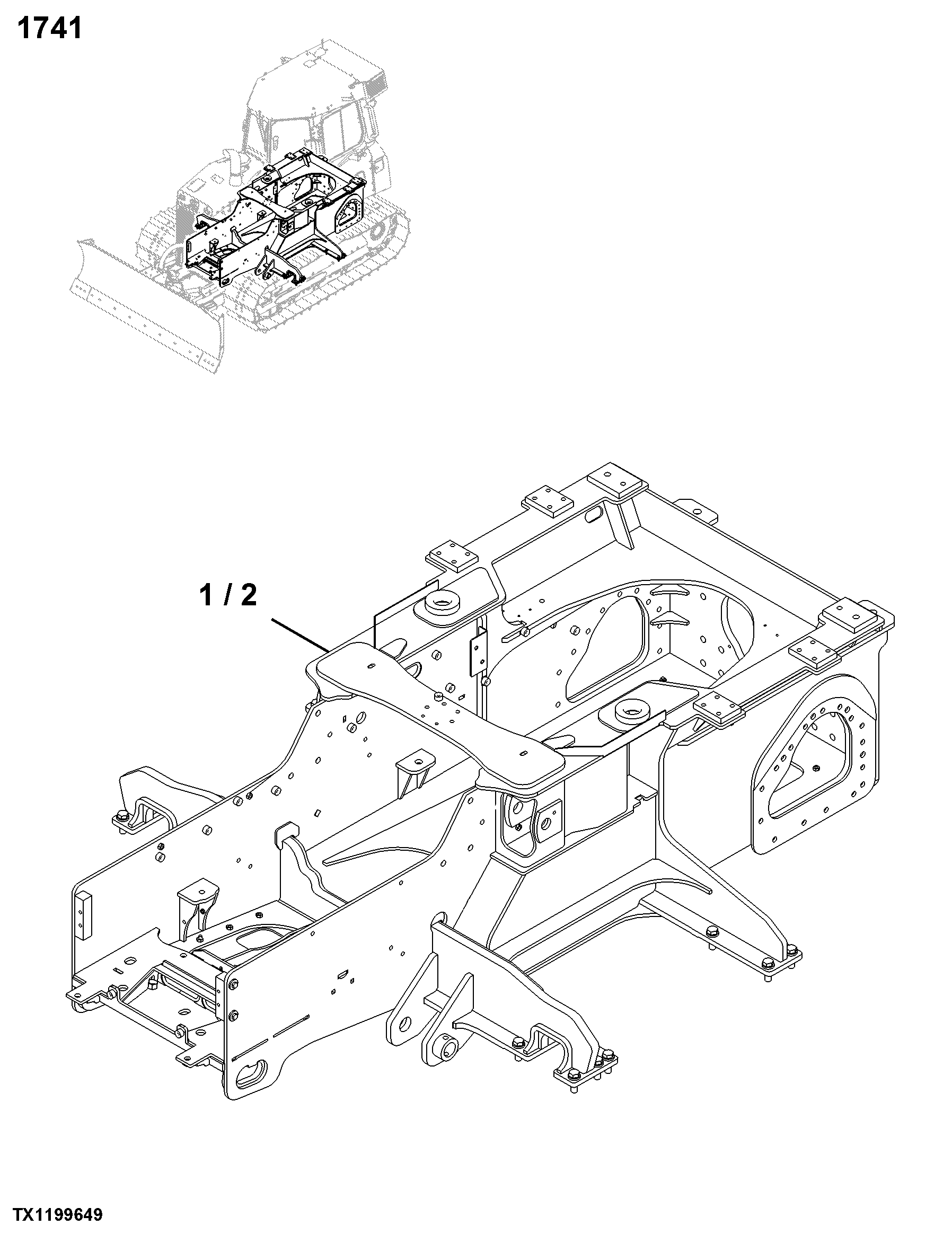 1741 Engine or Main Frame