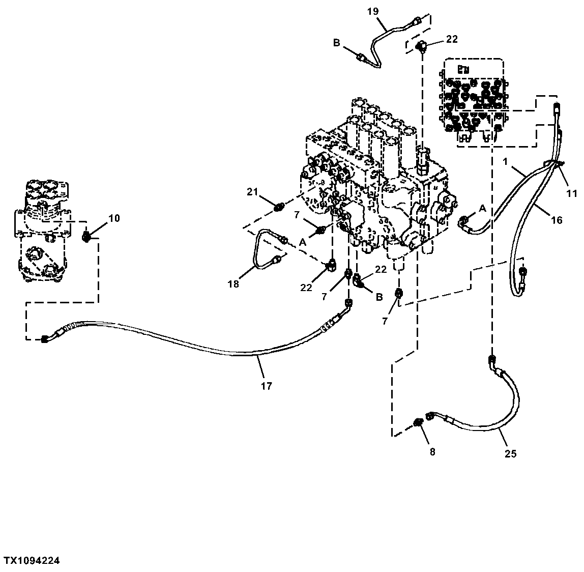 PILOT LINES (SOLENOID VALVE TO ROTARY MANIFOLD)