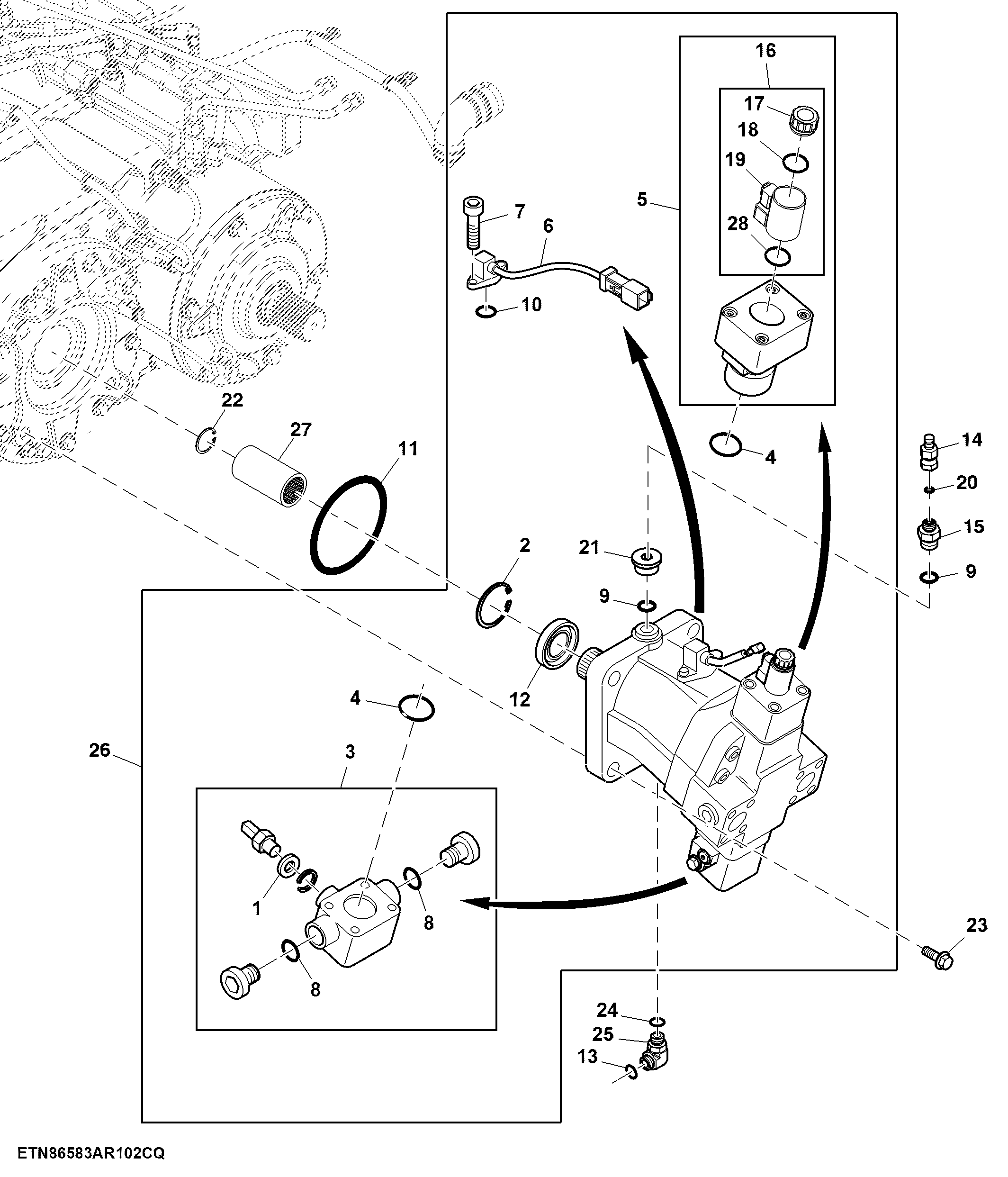 Hydrostatic Drive Motor, ProDrive™ Transmission