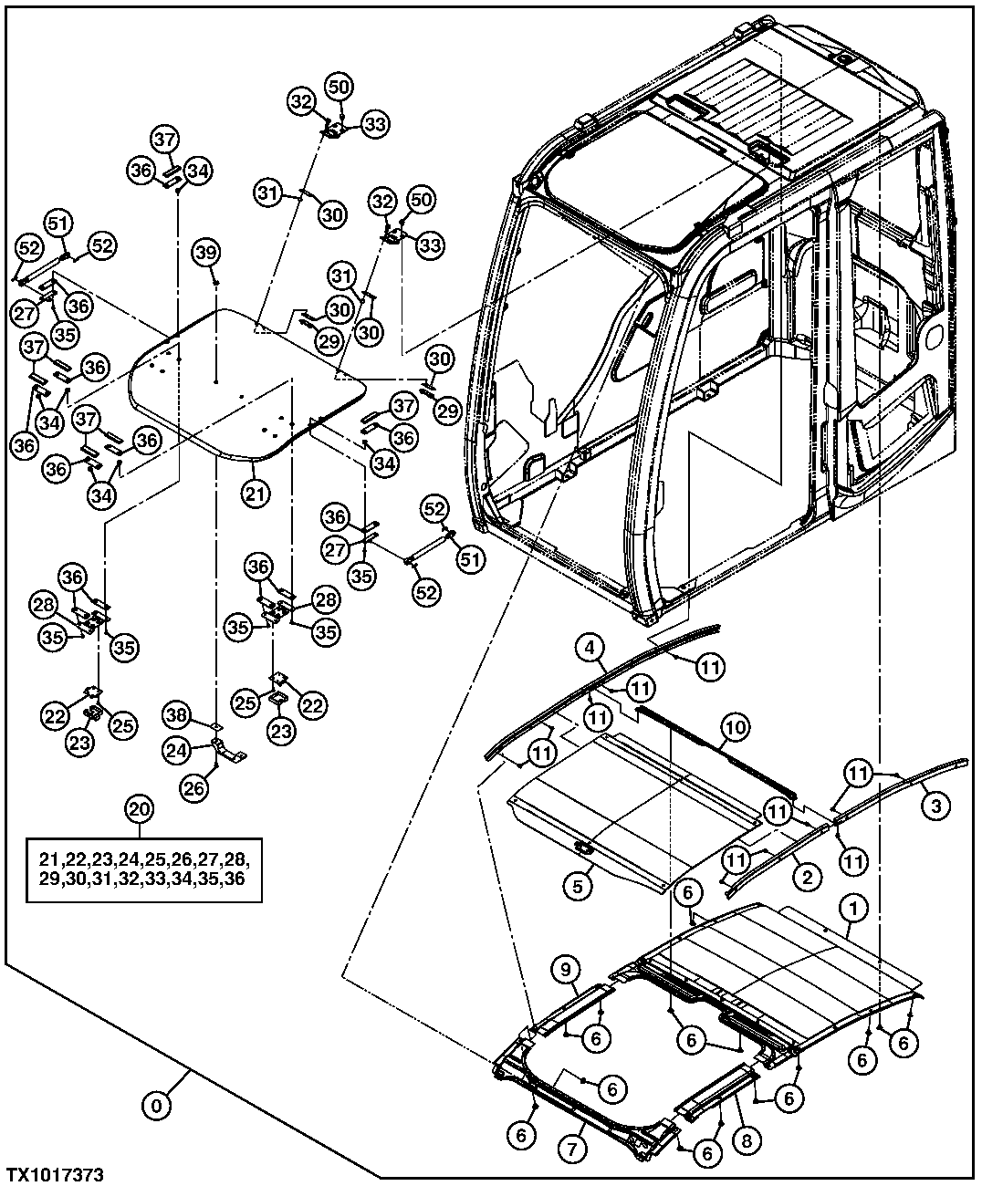 Cab Components (Sunroof, Shade, and Headliner)
