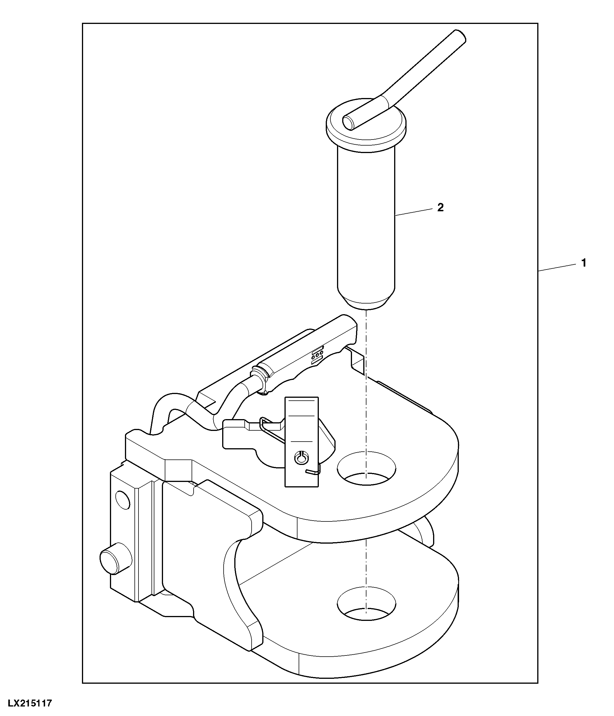 Trailer Hitch, Height Adjustable, CUNA, Type D