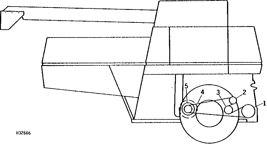 SHOE GRAIN SUPPLY AUGERS DRIVE SHEAVES AND BELTS