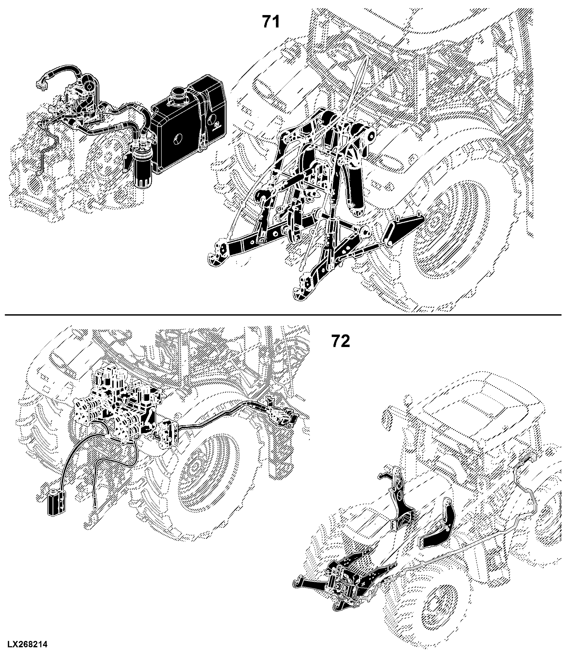 6210R Tractor (Europe Edition, Engine SN: 6068RXXXXXX)(Interim Tier 4)
