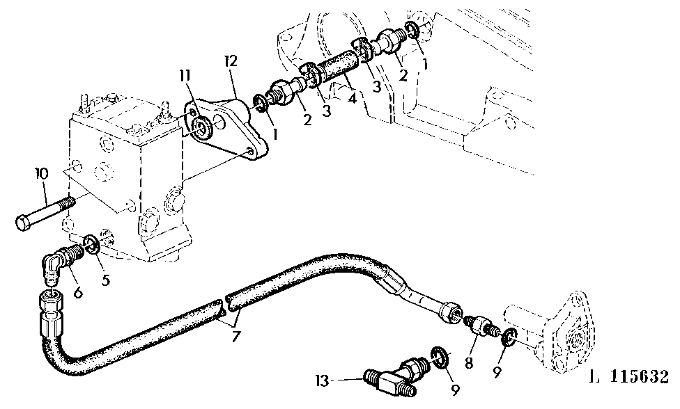 OIL LINES FOR SELECTIVE CONTROL VALVE/POPPET TYPE