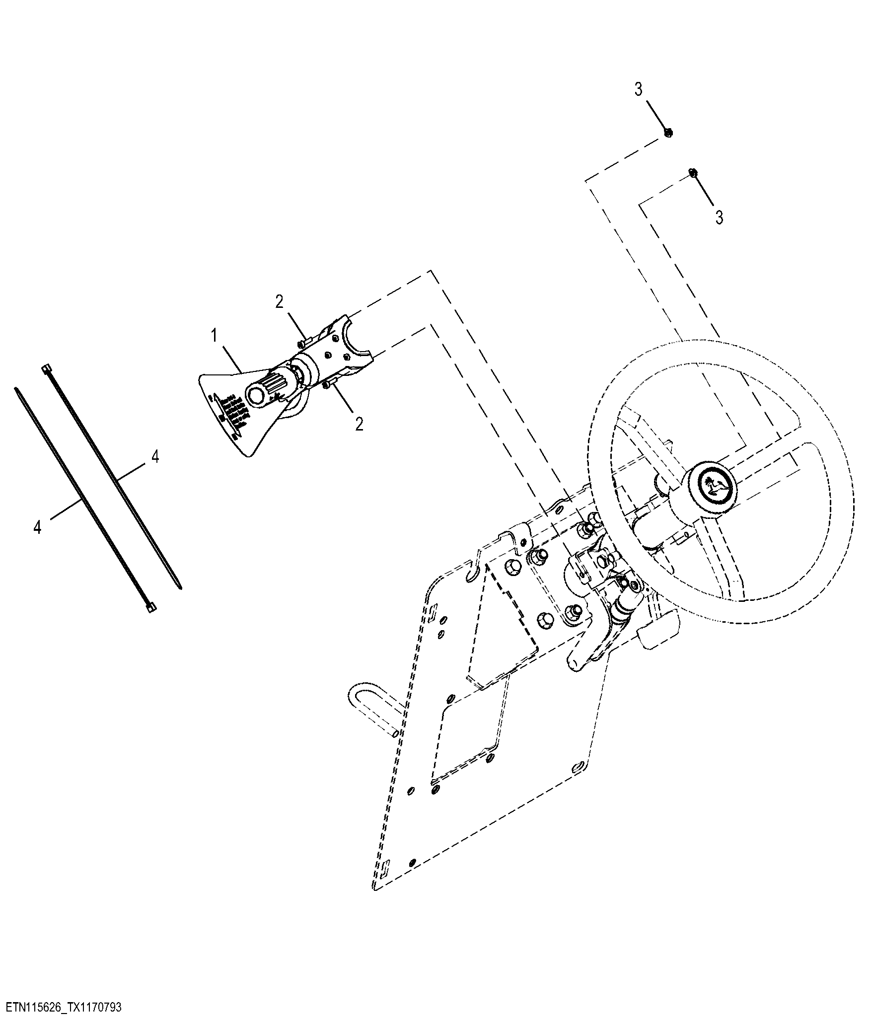 Transmission Control Lever without Multi-Function