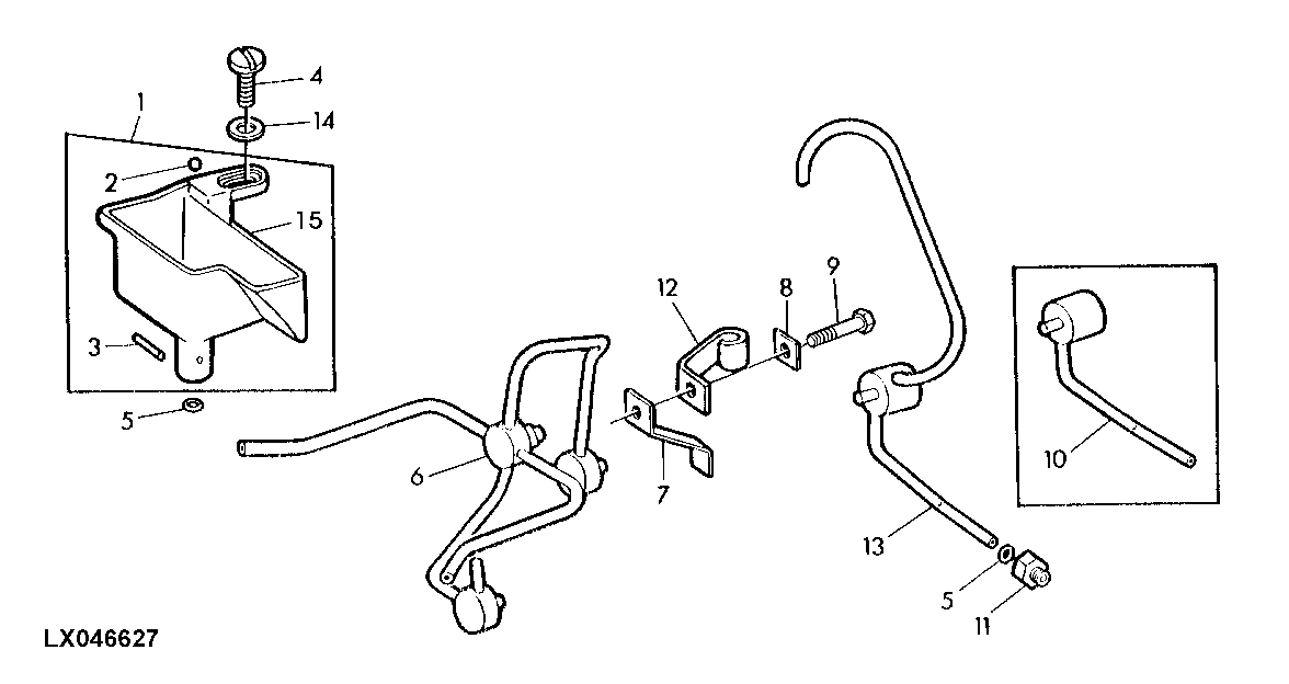 LUBRICATING LINES/OIL CUP (COLLAR SHIFT TRANSMISSION)