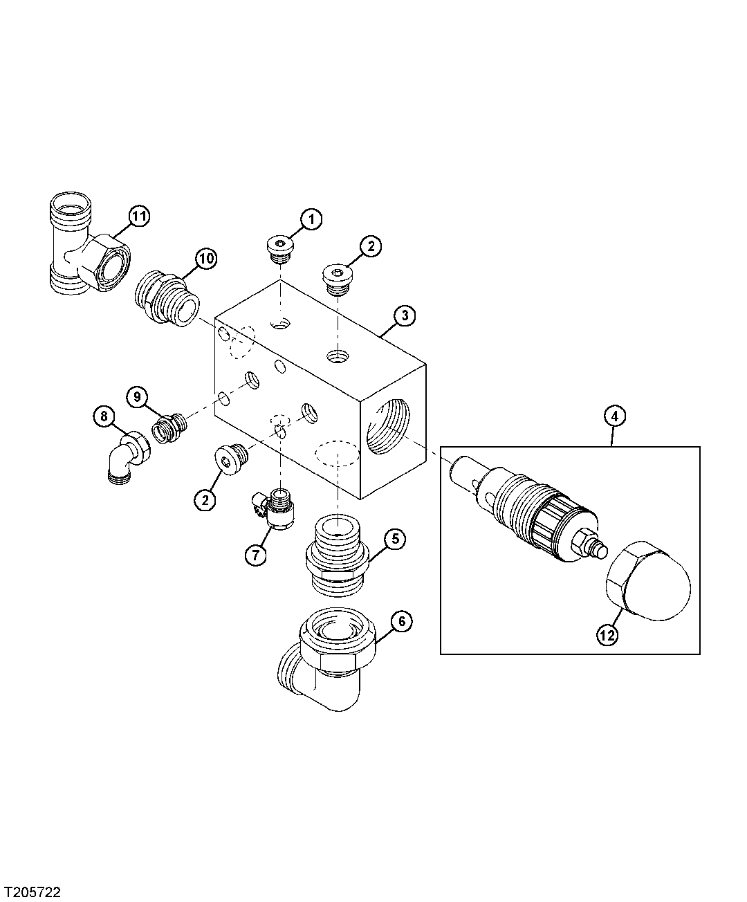 Cold Starting Unit Hydraulic Manifold Components