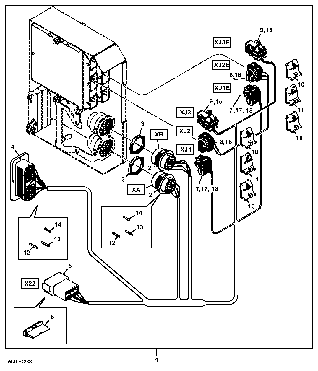 Adapter Harness, Extra HHC Module (001444 - )