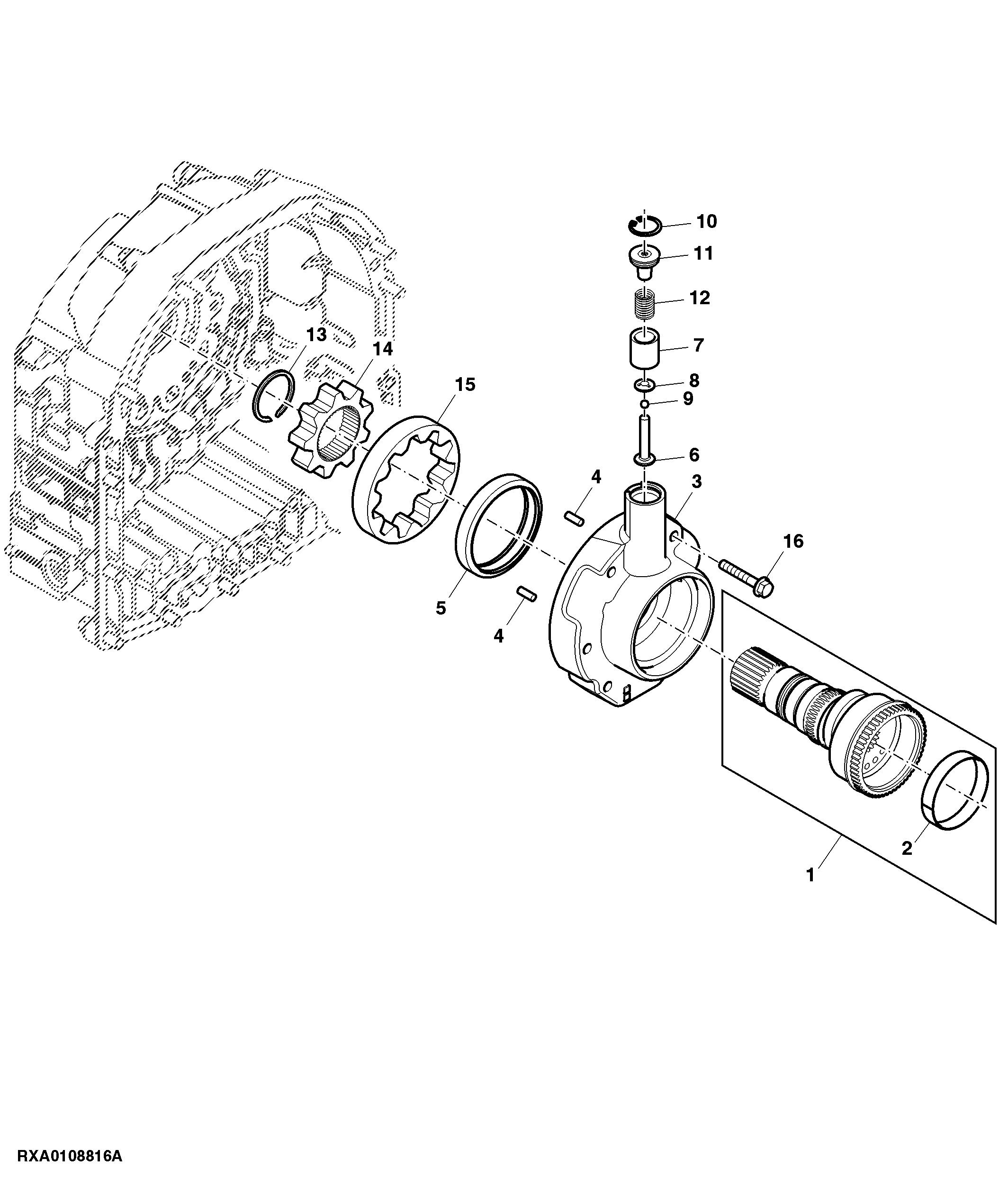 Transmission Pump, W/ Valve, AutoQuad™ / CommandQuad™ / PowrQuad™