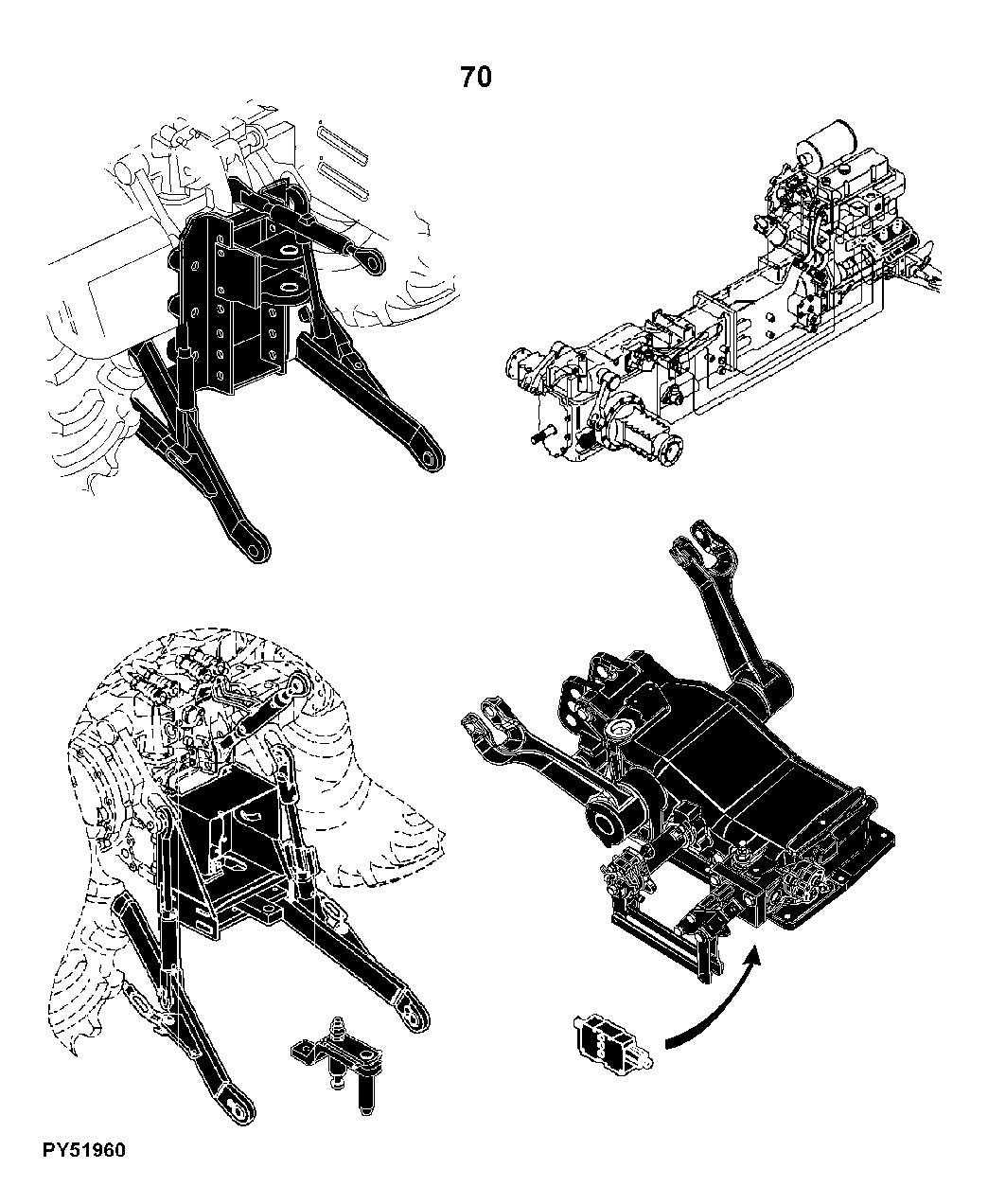 5310, 5410, 5610 Tractors (TREM III Engine)(PY5310T, PY5410T, PY5610T, India Edition)