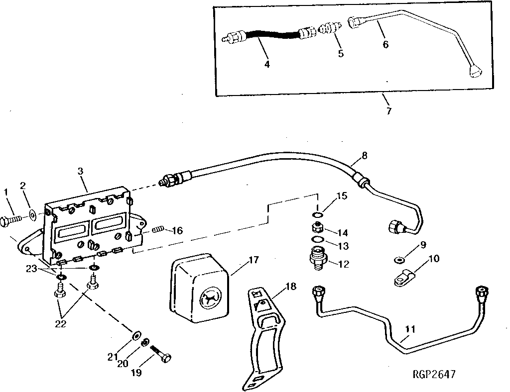 Fuel Filter and Fuel Pipes (6466TH05) (299564 - )