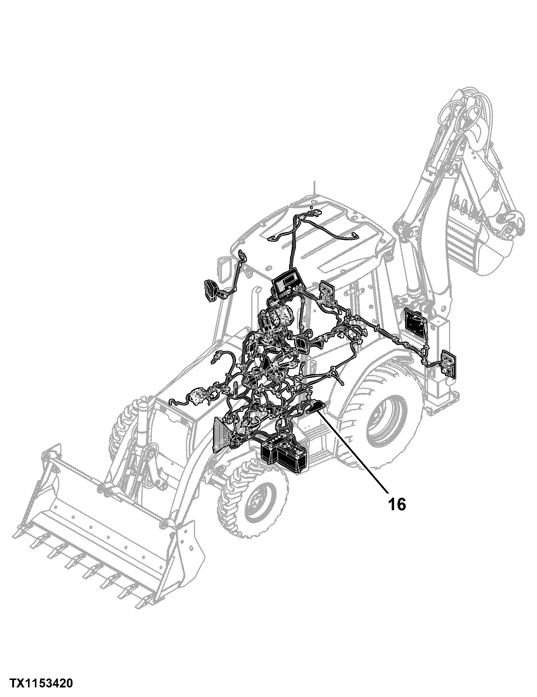 325K Backhoe Loader (PIN: 1T0325KX_ _C219607 - C234969)(Engine 4045TT096)
