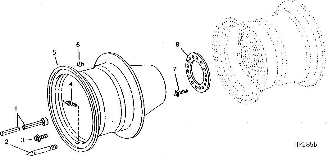DUAL DRIVE WHEELS (PLANETARY FINAL DRIVE) ( - 602385)