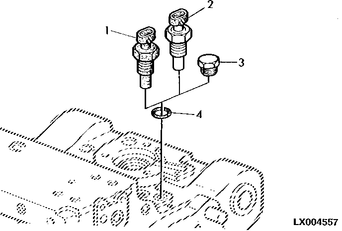 GROUND SPEED SENDING UNIT (MPH OR KMH)