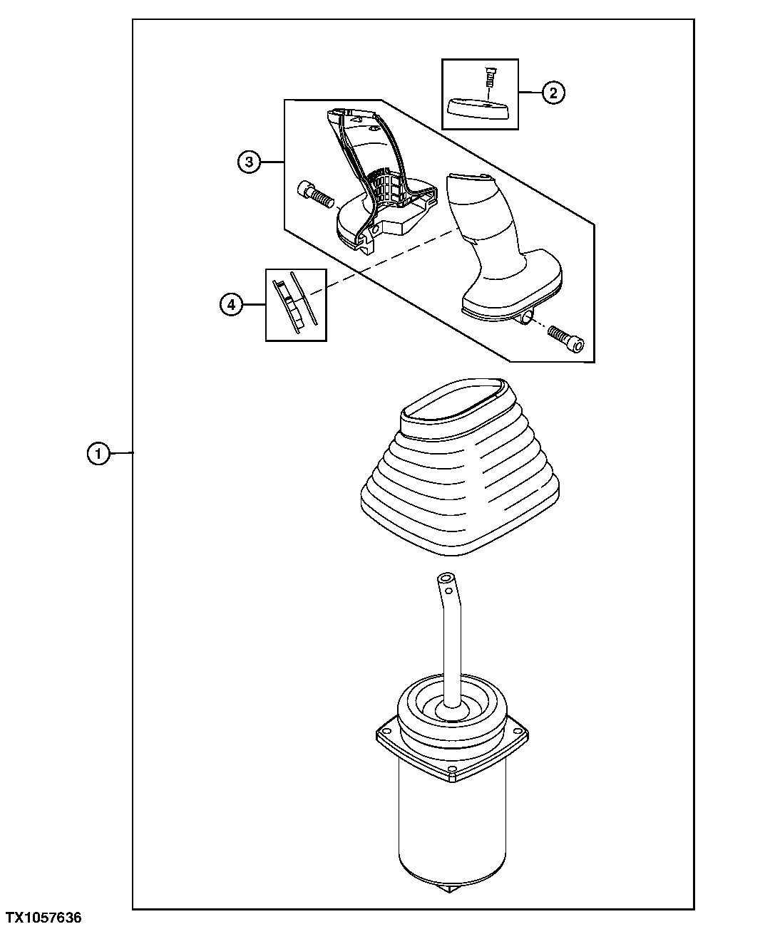 Forward, Neutral, Reverse Control Lever (008190 - )