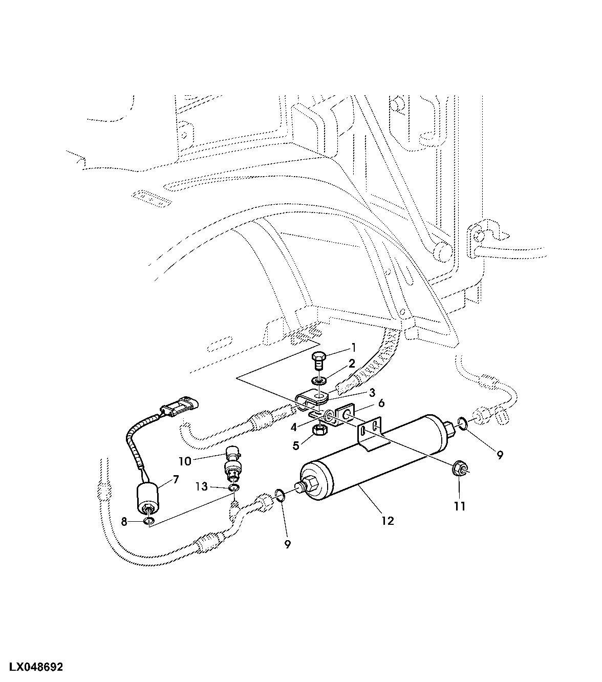 Receiver Dryer / Pressure Switch / Pressure Sensor, W/ AC
