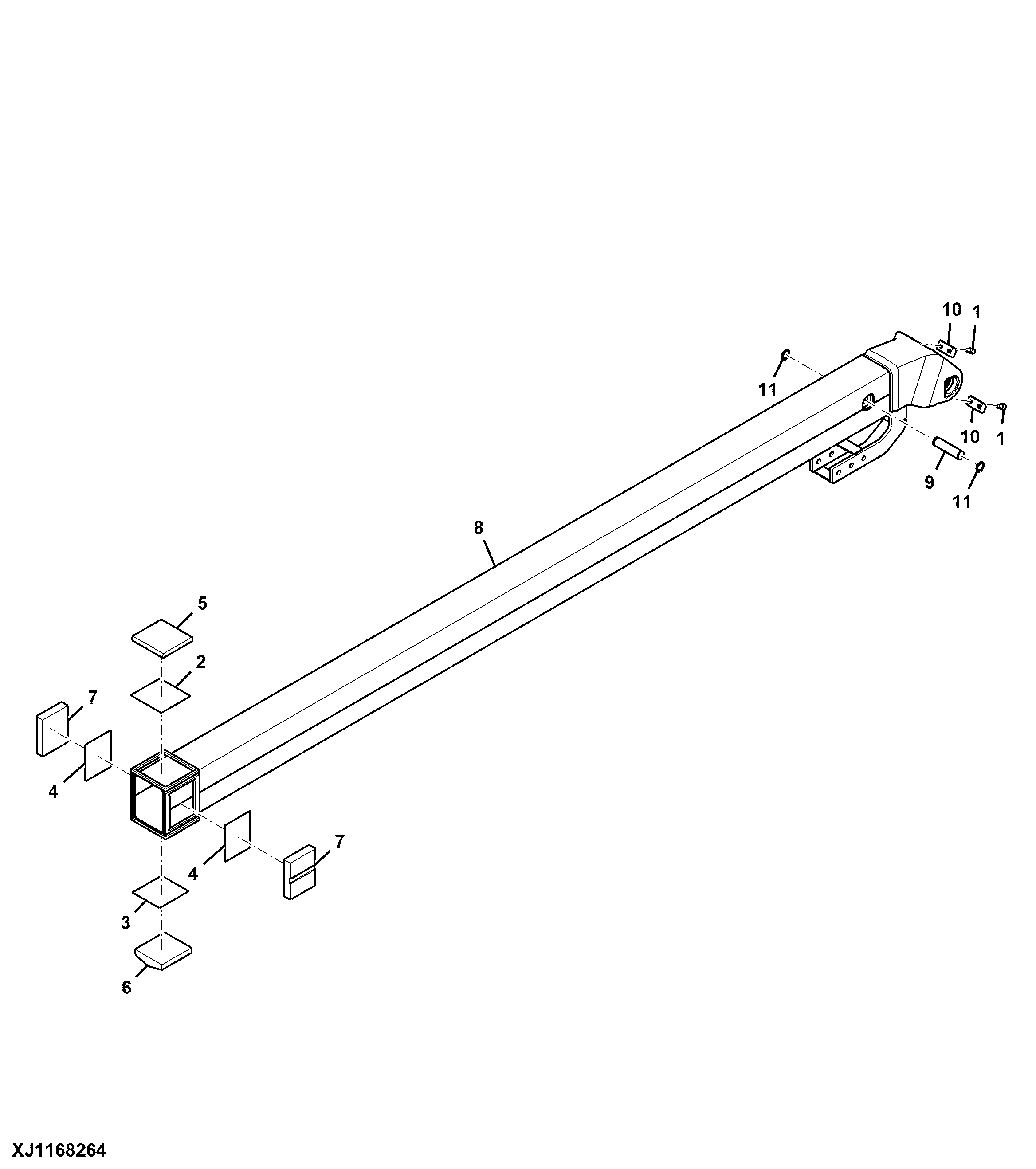 Boom Extension, Double Brake, CH6113 / CH6113 IBC