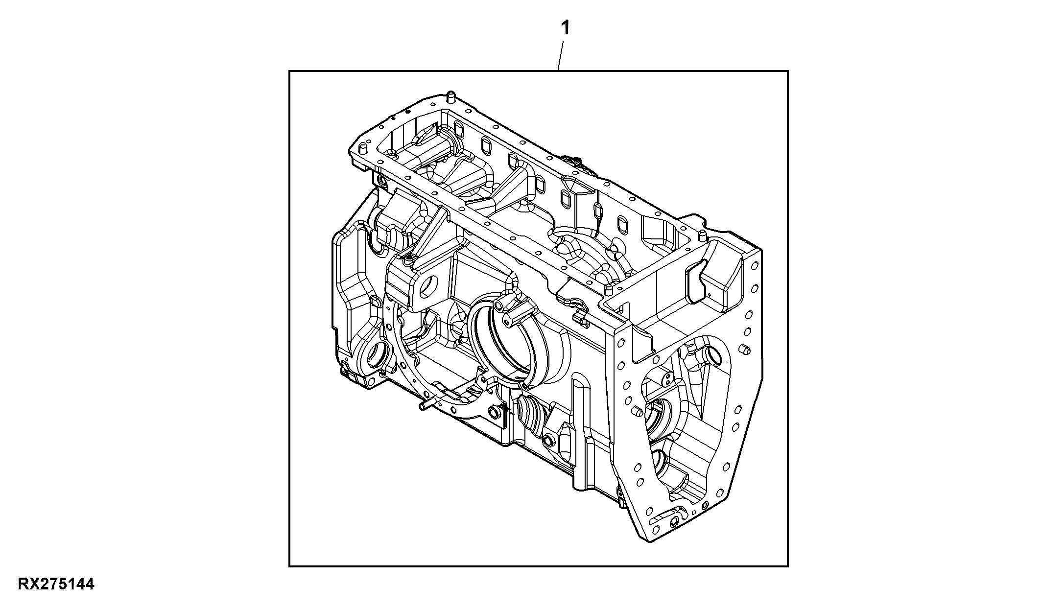 Case, Front Axle Center, ILS™, W/O Front PTO
