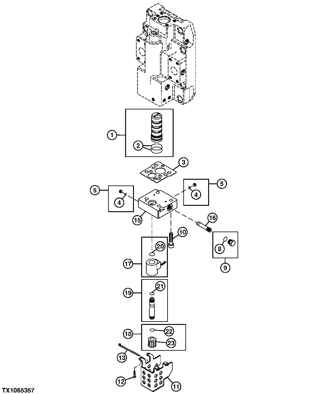 Hydrostatic Track Drive Motor Components (Drive Control)