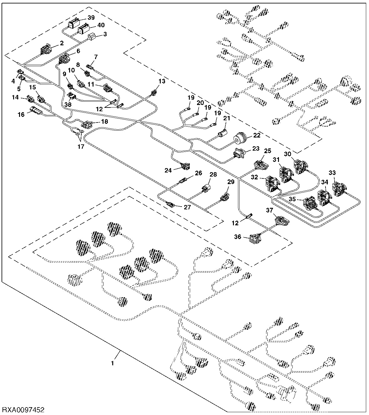 CHASSIS WIRING HARNESS CONNECTORS (2/3) (EV)