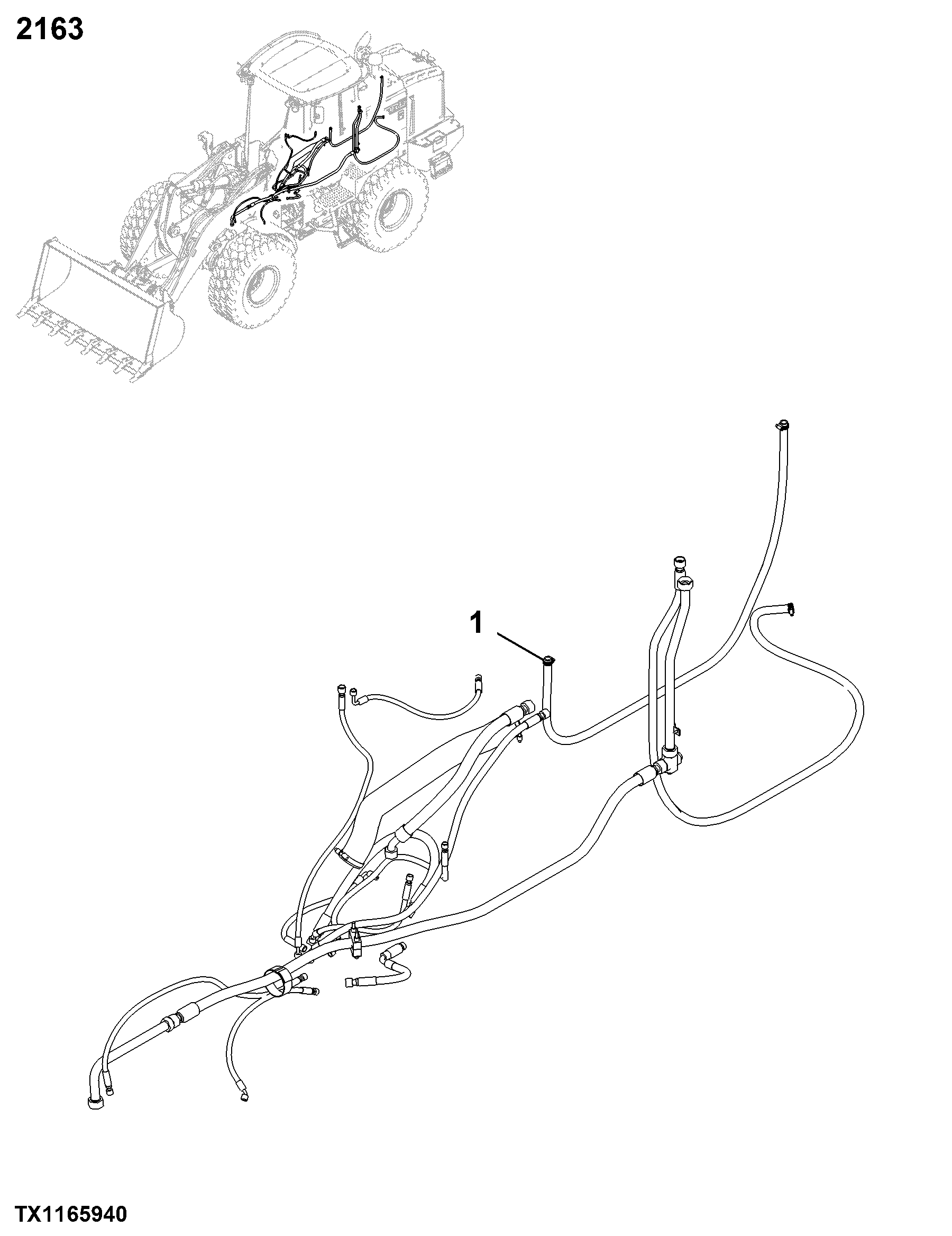 2163 Hydraulic Lines & Hoses