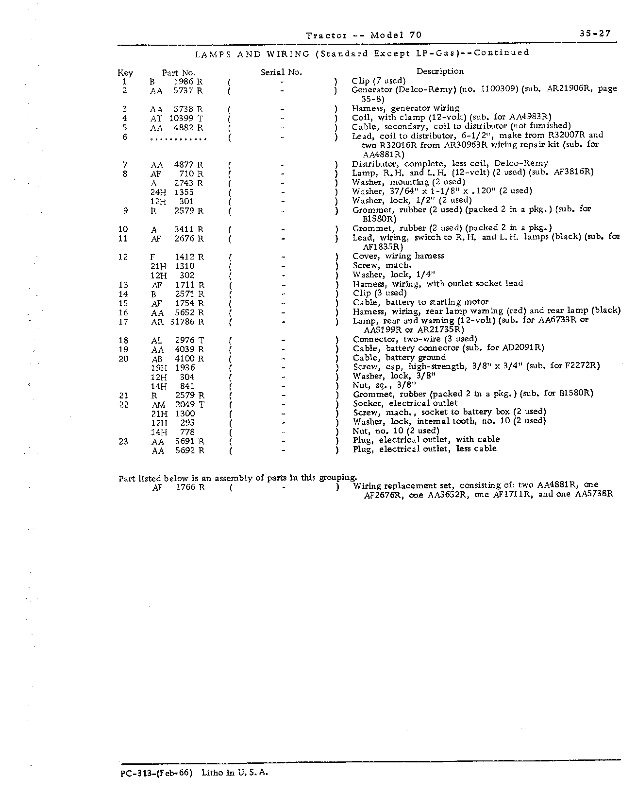 Section 35-Electrical System (Continued)