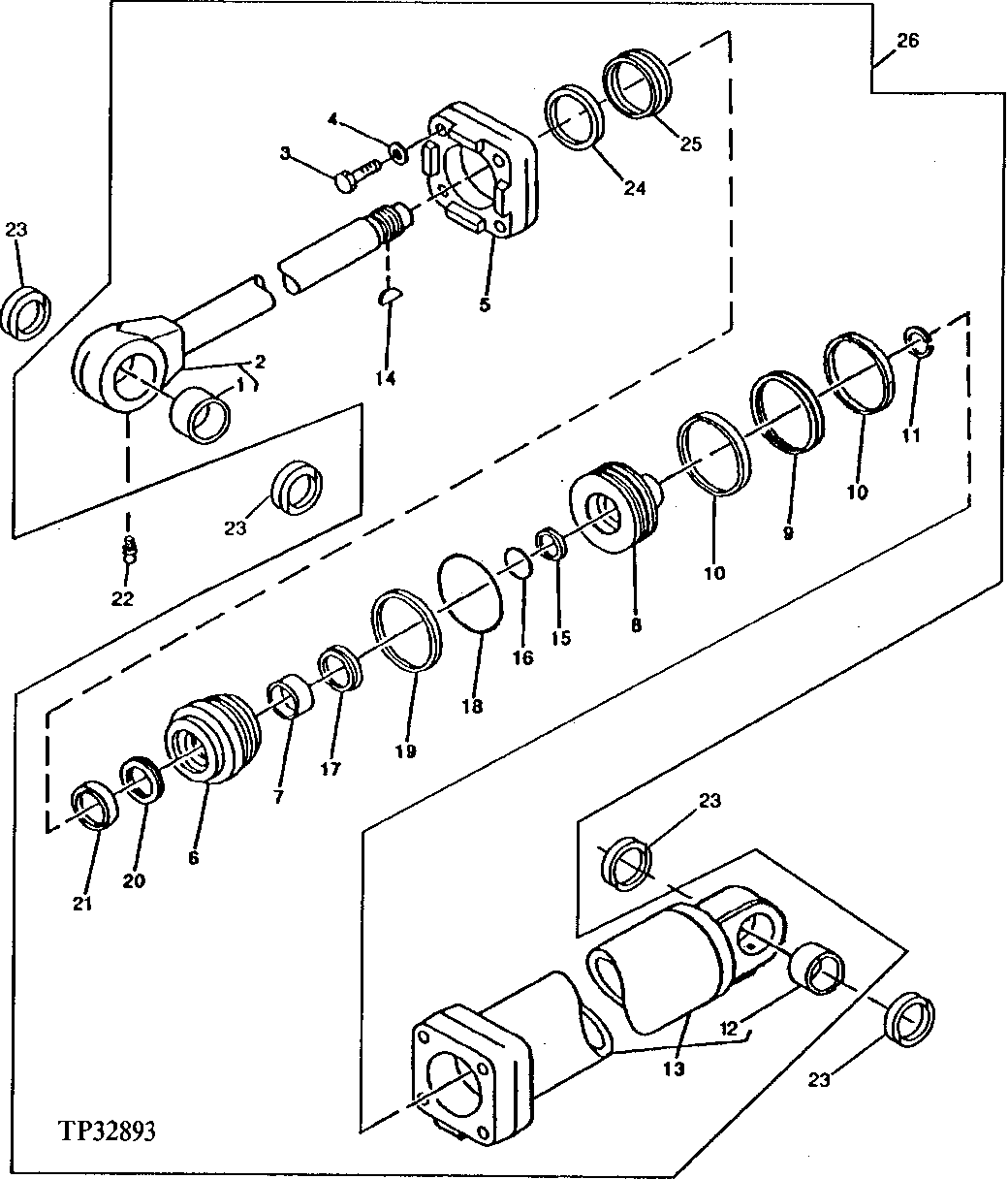 Boom Cylinder (For Use With Tool Carrier or Log Loader)