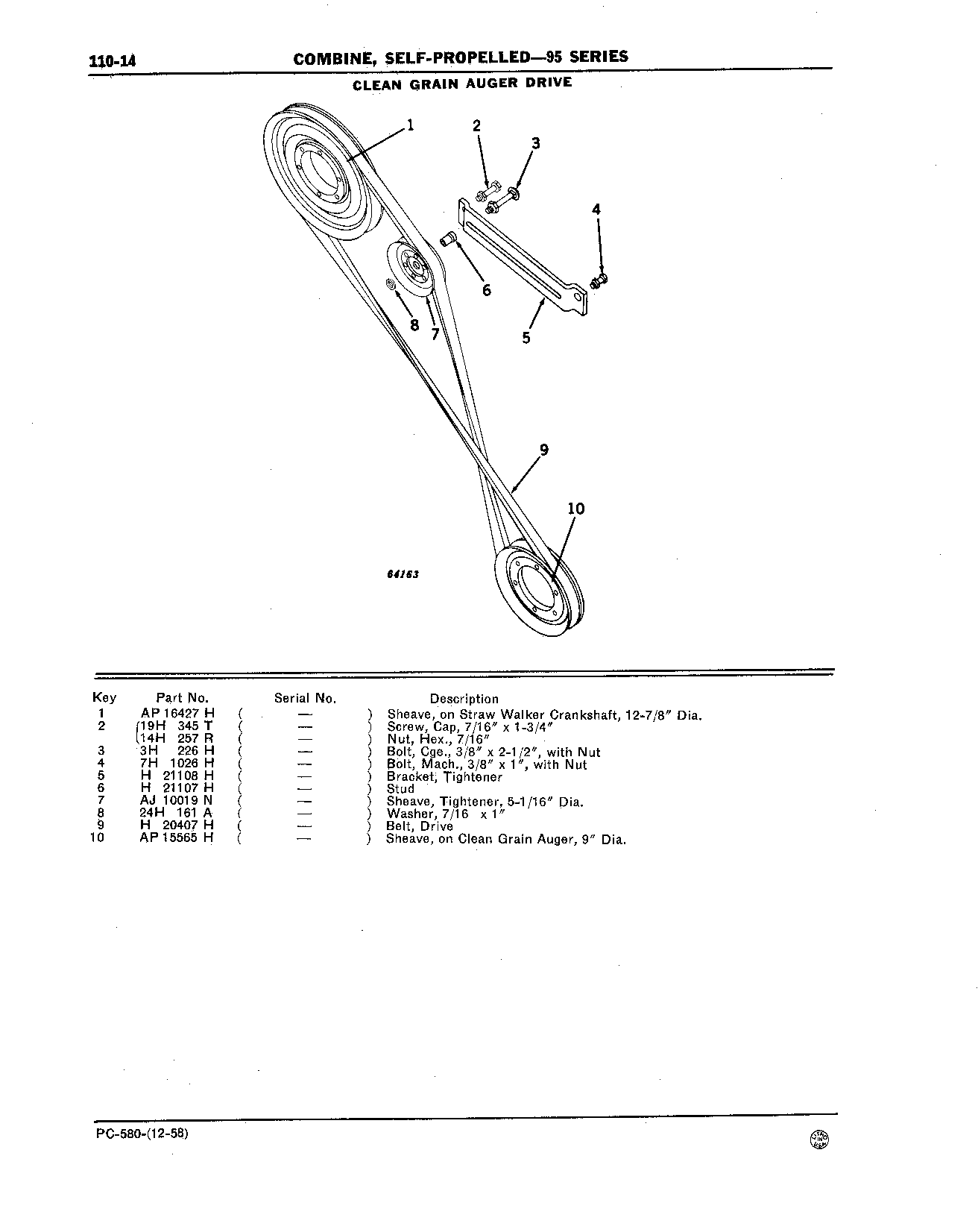 Drive Belts, Chains, and Tighteners (Continued)