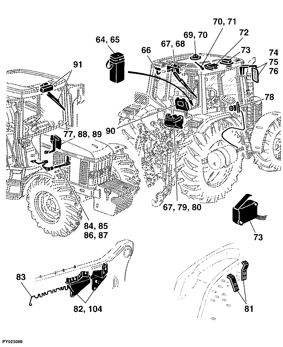 92 OPERATORS STATION, CONTROLS, ACCESSORIES
