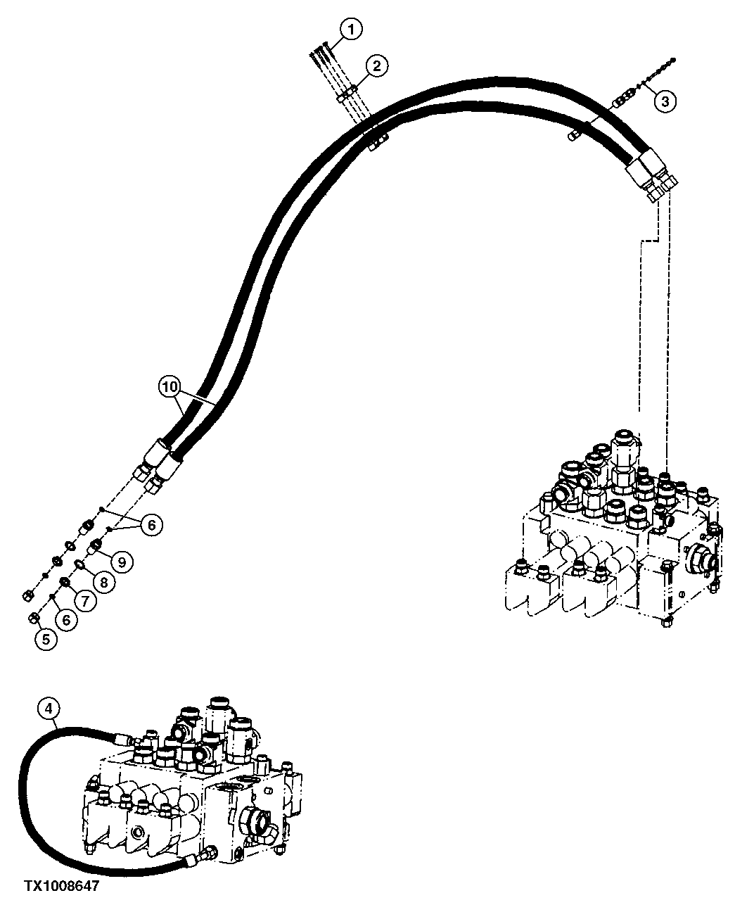 Fourth Function Auxiliary Hydraulics (For Use With Tool Carrier or Log Loader) (568712 - )