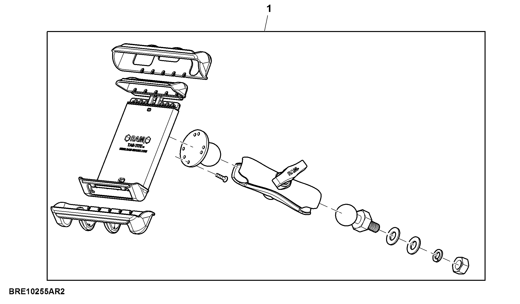 Tablet Mounting Bracket, Attachment