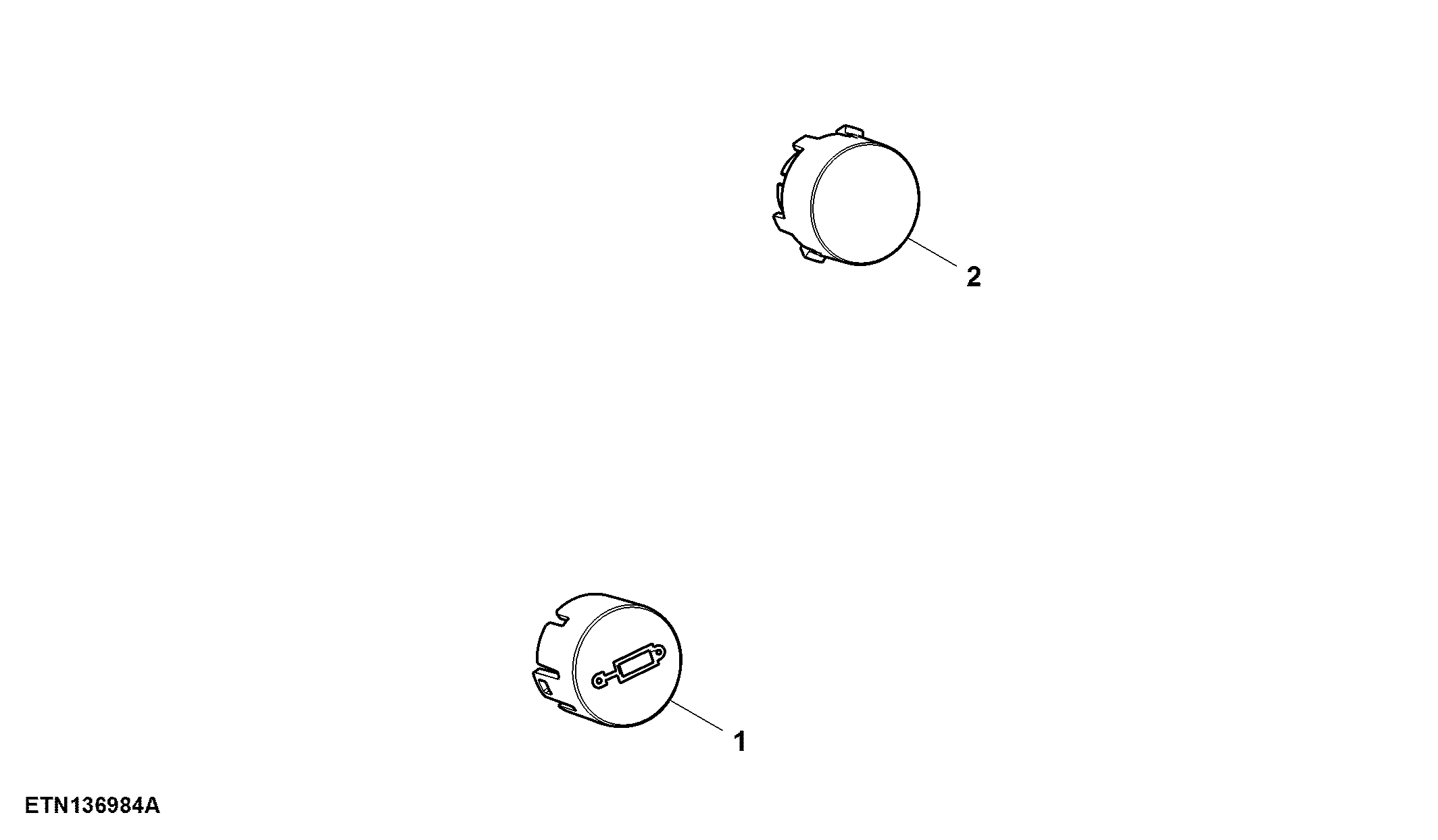 Push Buttons, Switch Module, W/O Rear Electrical SCV