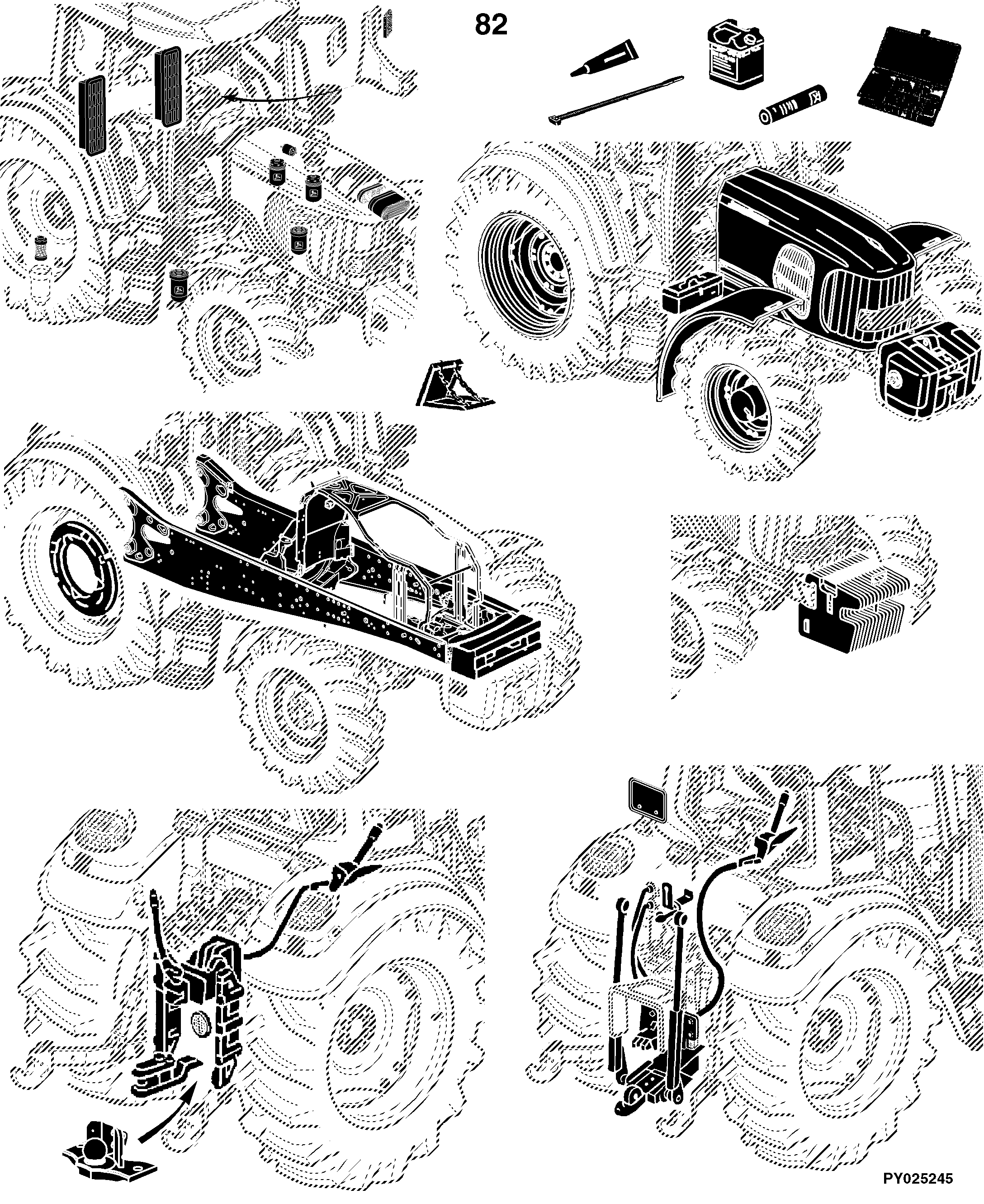6330 Tractor (Engine 4045HL283,4045HL288) (Europe Edition)