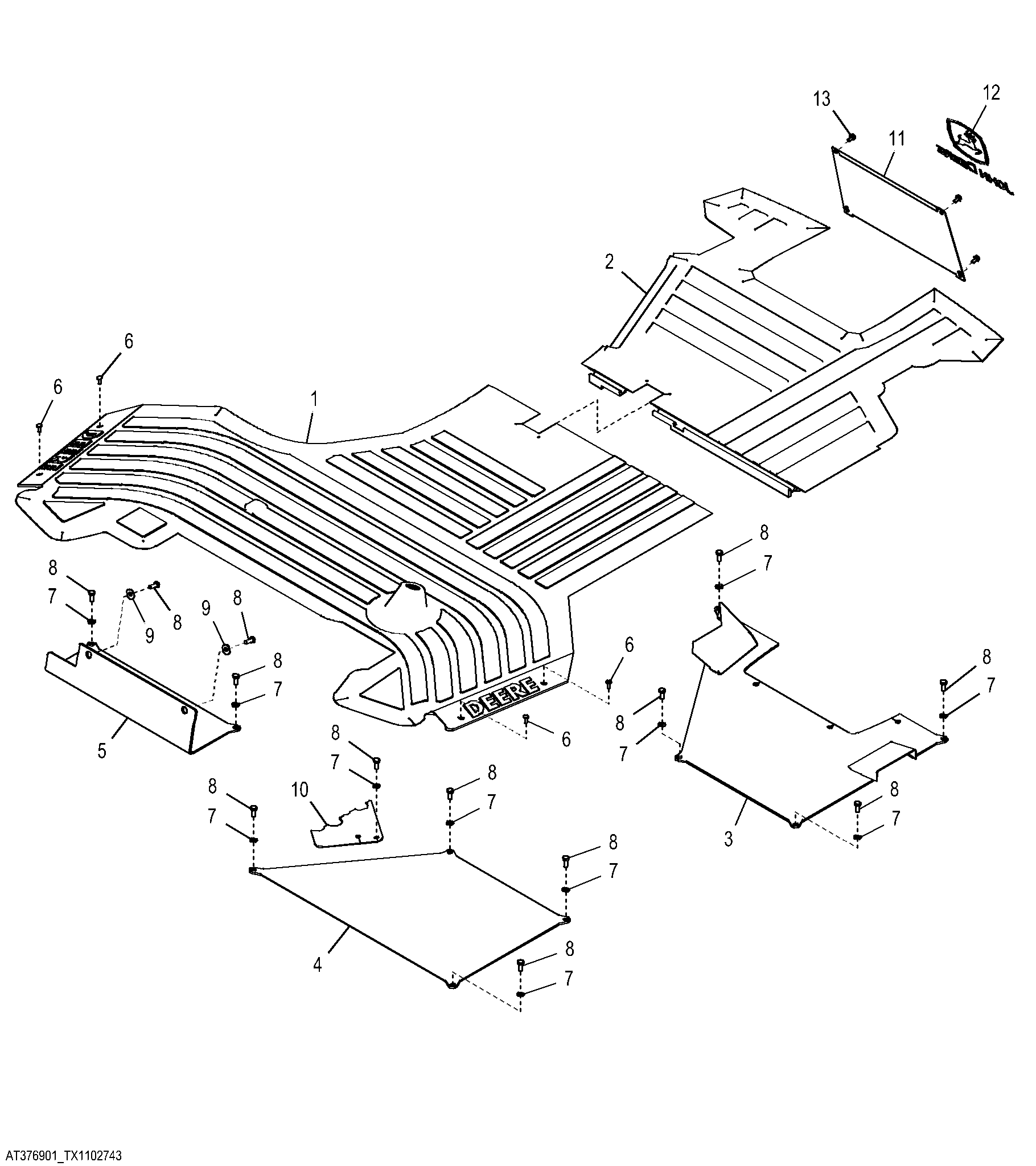 Canopy Floor Covers and Mats, Pilot Controls