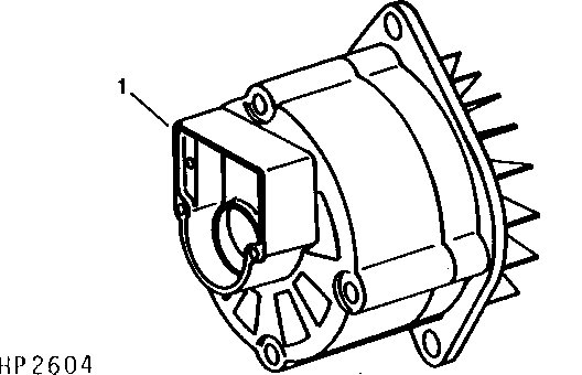 ALTERNATOR (90 AMP) (600001 - )