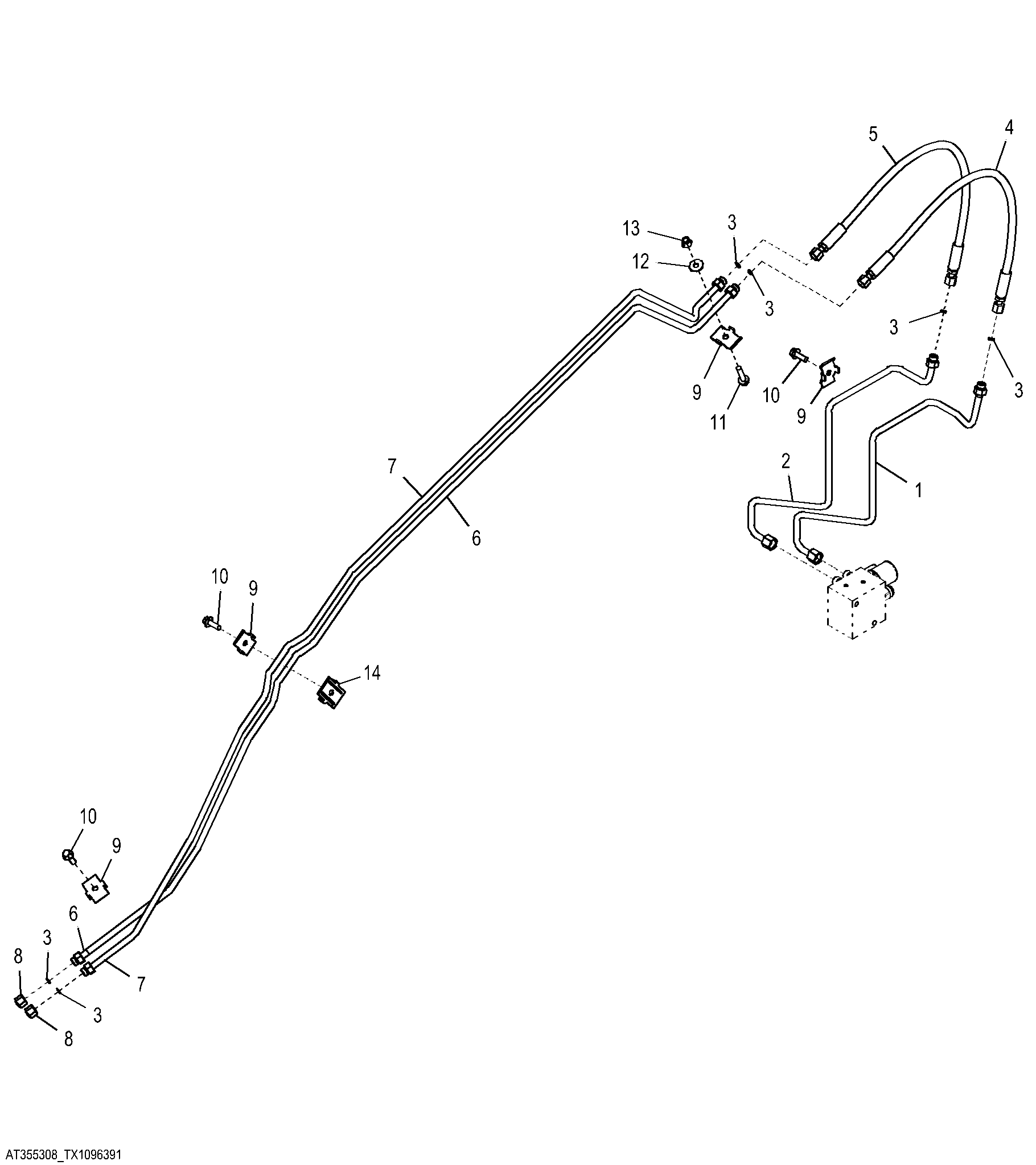 Pin Disconnect Hydraulic Lines (Powerllel™)