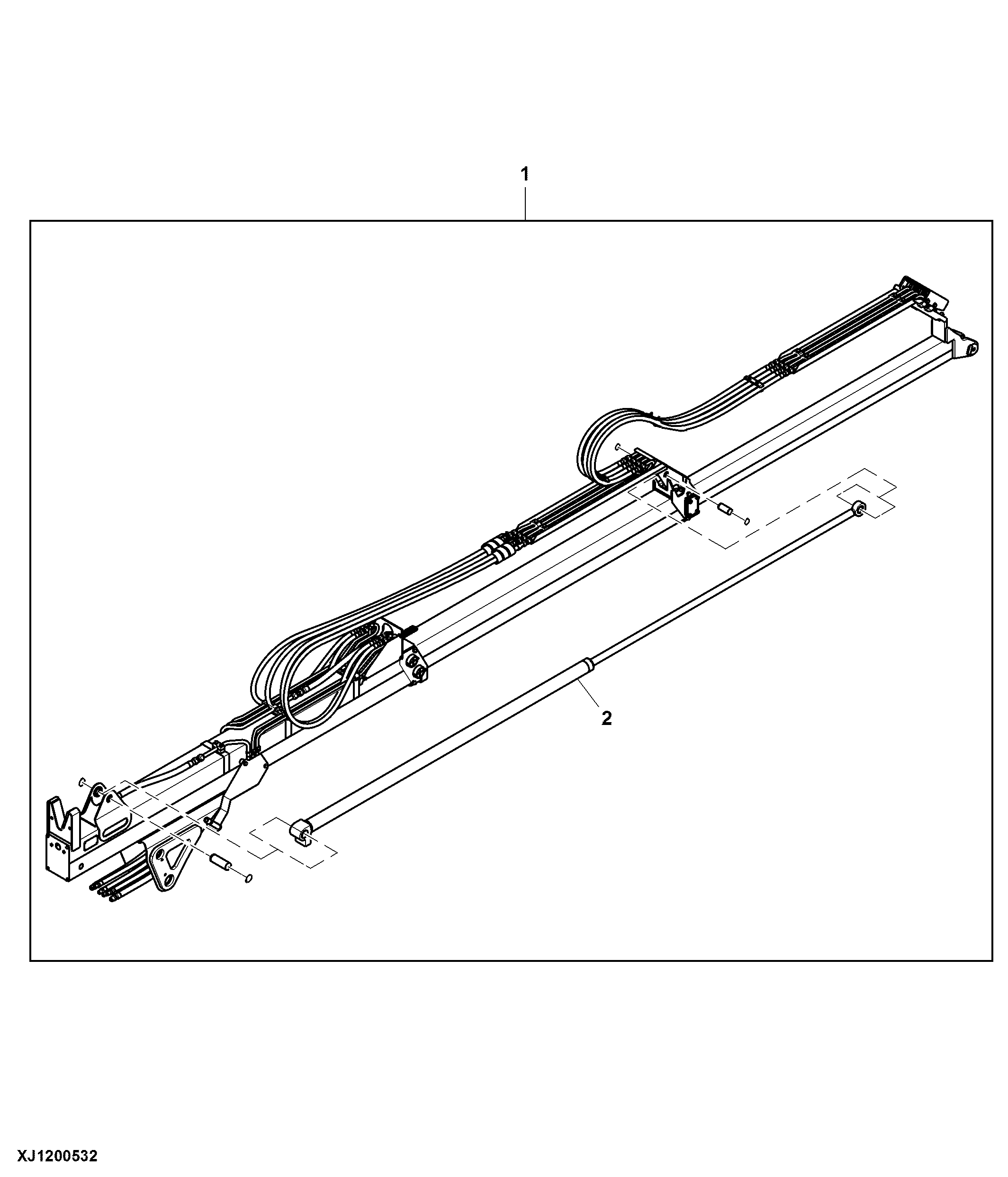 Extension Booms and Cylinders, CF510 / CF510 IBC